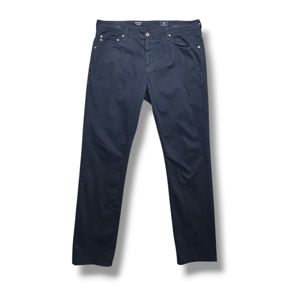 Adriano Goldschmeid Everett Pants Slim Straight Mens 36 x 32 Blue Slim Straight